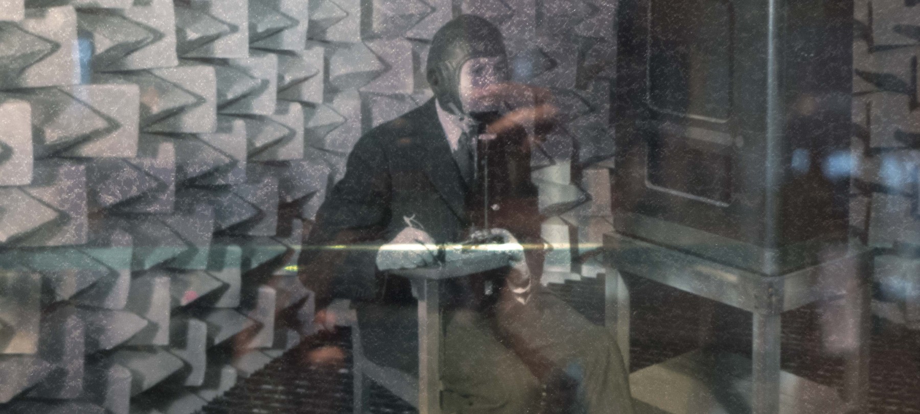 Anechoic chamber acoustic testing room, MIT