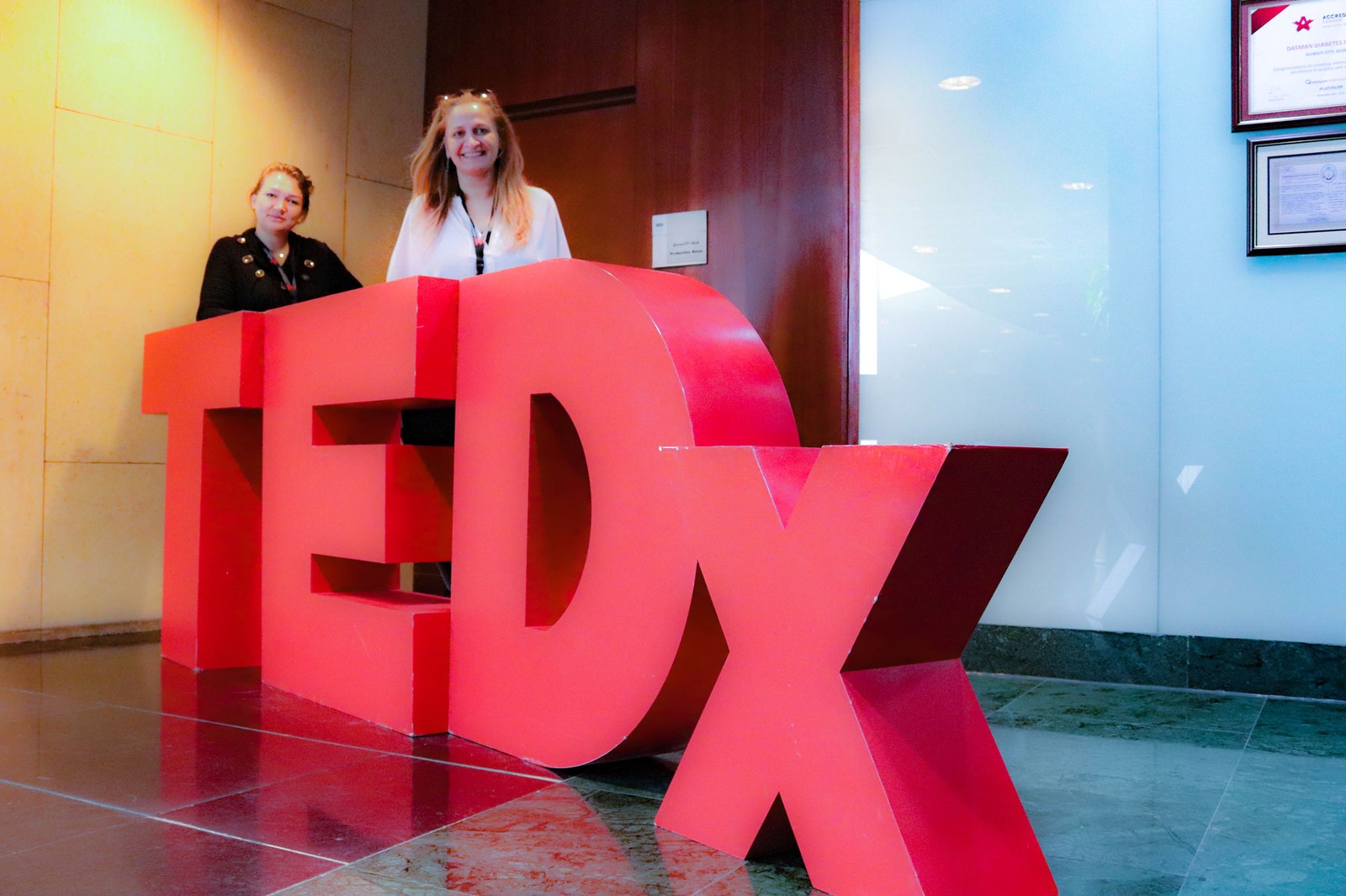 TEDx stage setup